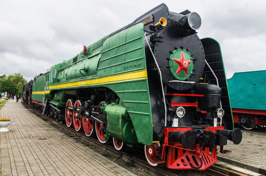 Паровоз П36-0064 — «Победа» в музее Бреста